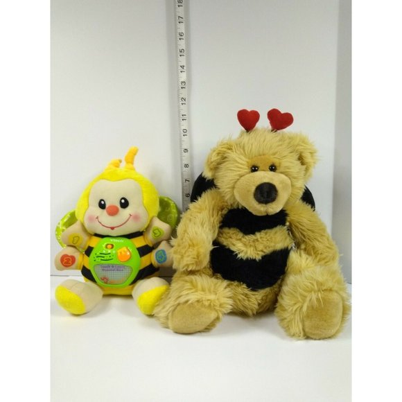 VTECH SOUND BEE, Cabbage Patch Kids Butterfly, Russ Berrie BREEZY BEE bear Plush - Picture 4 of 8